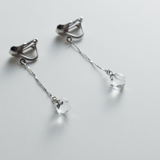 cube-crystal earring