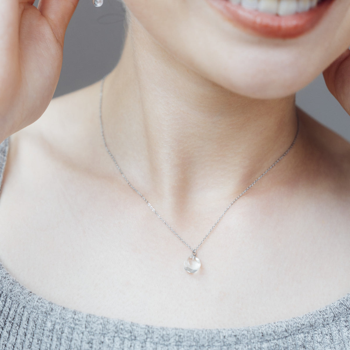 cube-crystal necklace