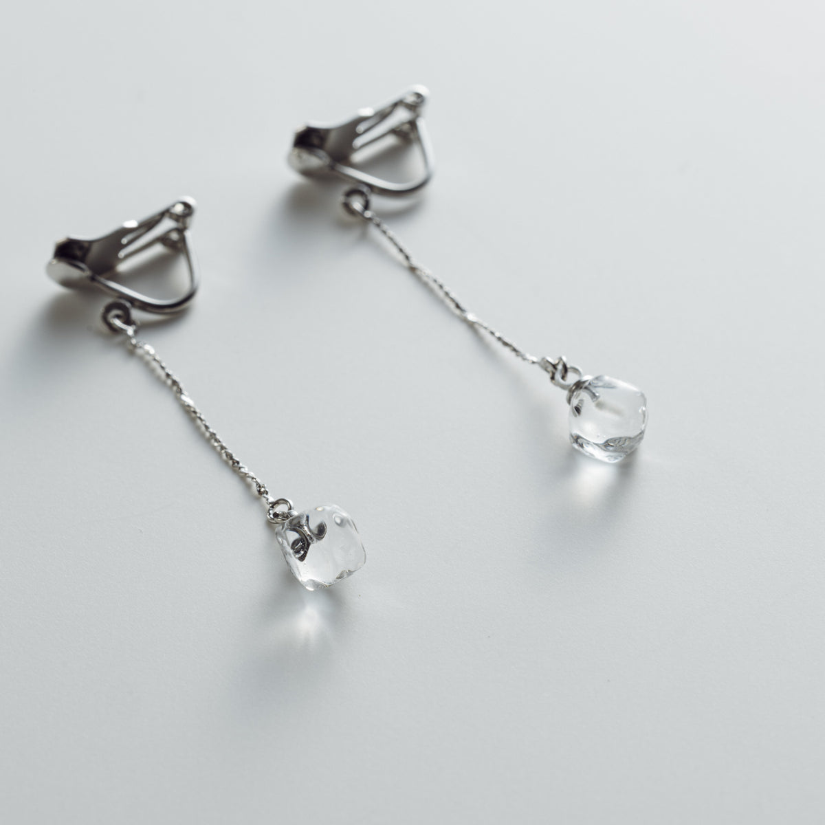 cube-crystal earring