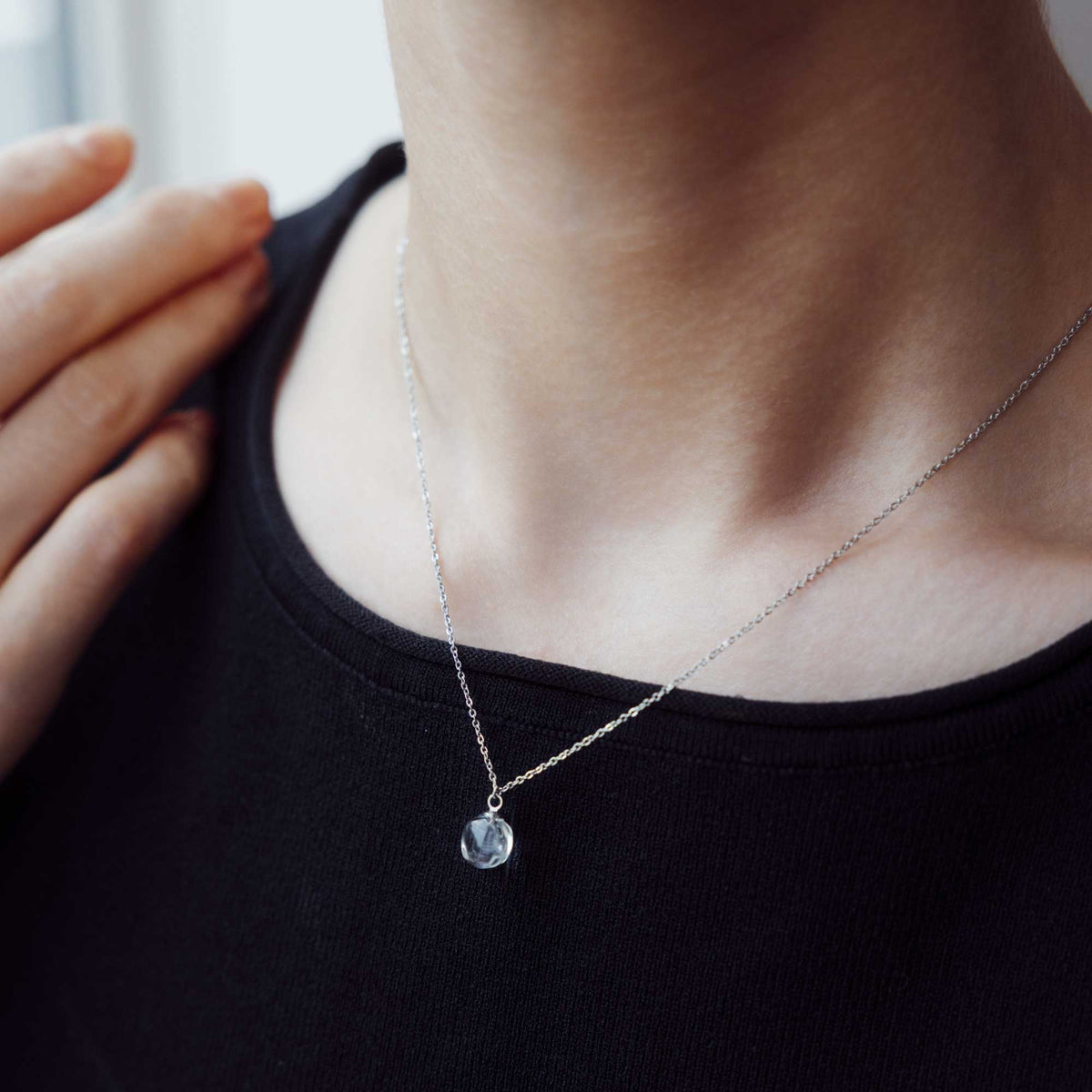 cube-crystal necklace