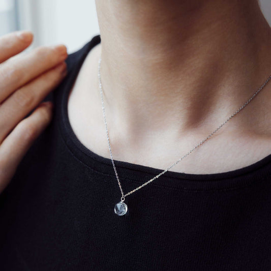 cube-crystal necklace
